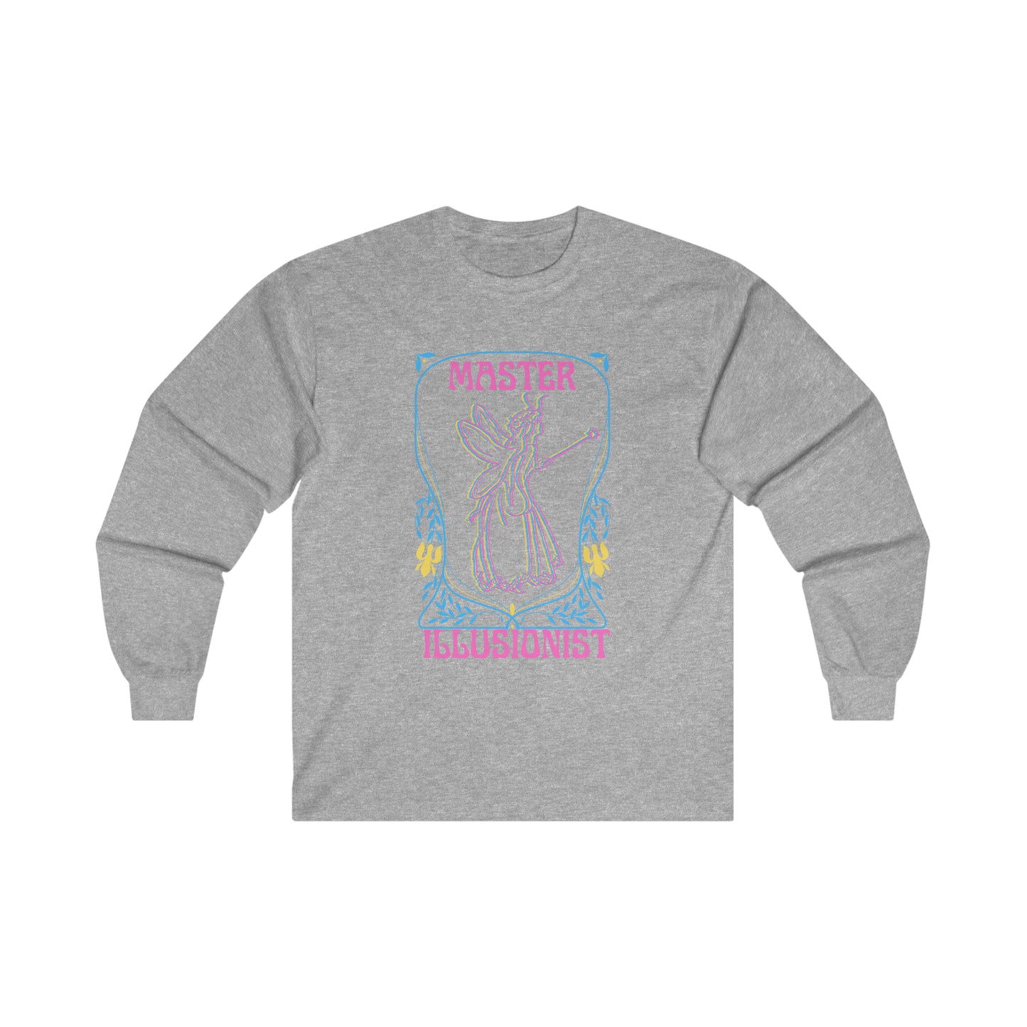 Master Illusionist Faerie | Heavy Cotton Long-Sleeve Tee | Pan