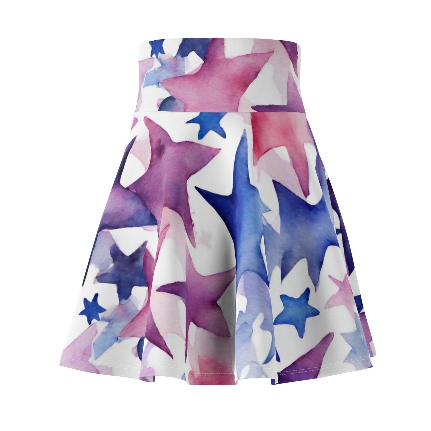 Watercolor Stars | Skater Skirt | Bi