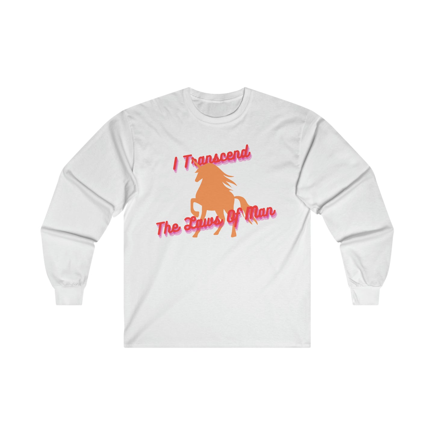 Transcendence Unicorn | Heavy Cotton Long-Sleeve Tee | Lesbian