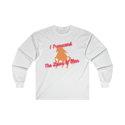 Transcendence Unicorn | Heavy Cotton Long-Sleeve Tee | Lesbian