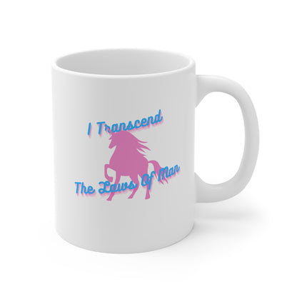 Transcendence Unicorn | Latte Mug | Trans