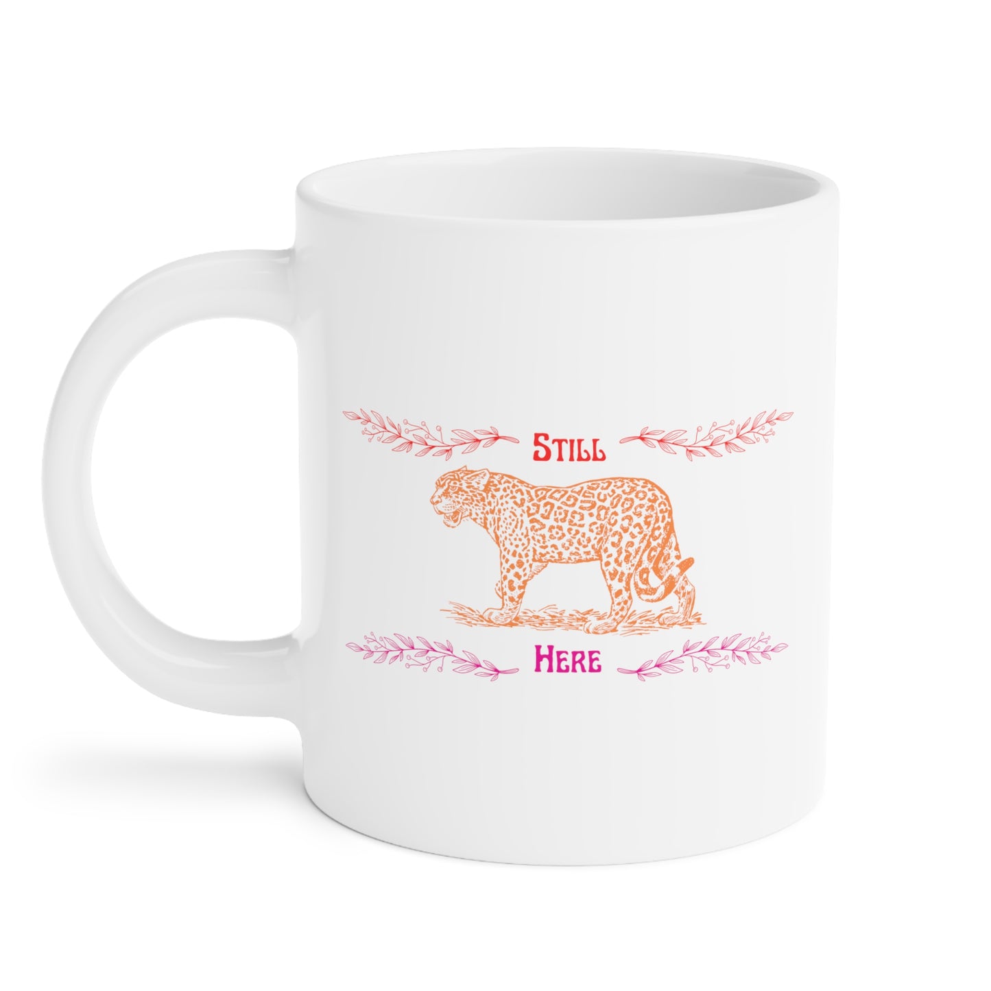 Still Here Jaguar | Latte Mug | Lesbian