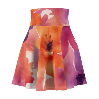 Watercolor Flowers | Skater Skirt | Lesbian