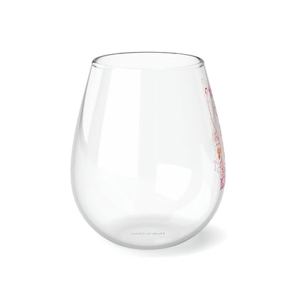 Master Illusionist Faerie | 11.75 oz Stemless Wine Glass | Lesbian