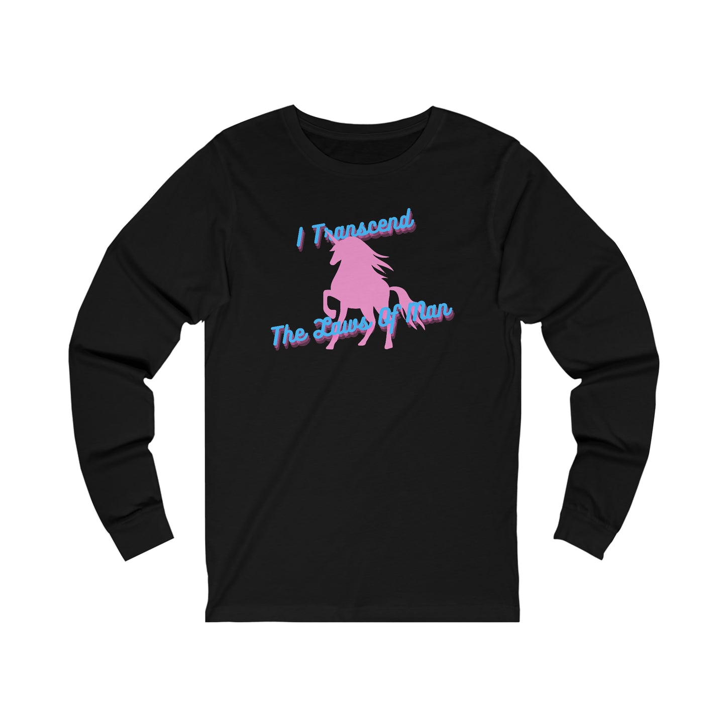 Transcendence Unicorn | Jersey Long-Sleeve Tee | Trans