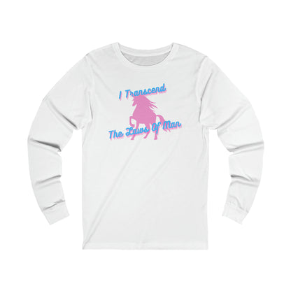 Transcendence Unicorn | Jersey Long-Sleeve Tee | Trans