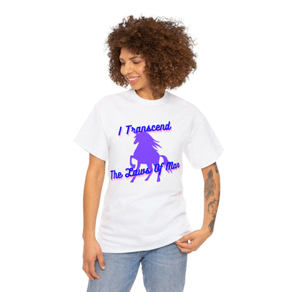 Transcendence Unicorn | Heavy Cotton Tee| Bi