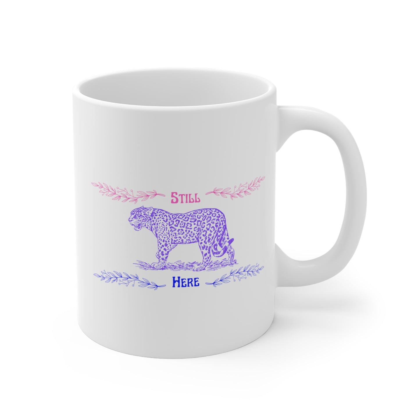 Still Here Jaguar | Latte Mug | Bi