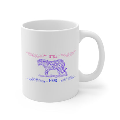 Still Here Jaguar | Latte Mug | Bi