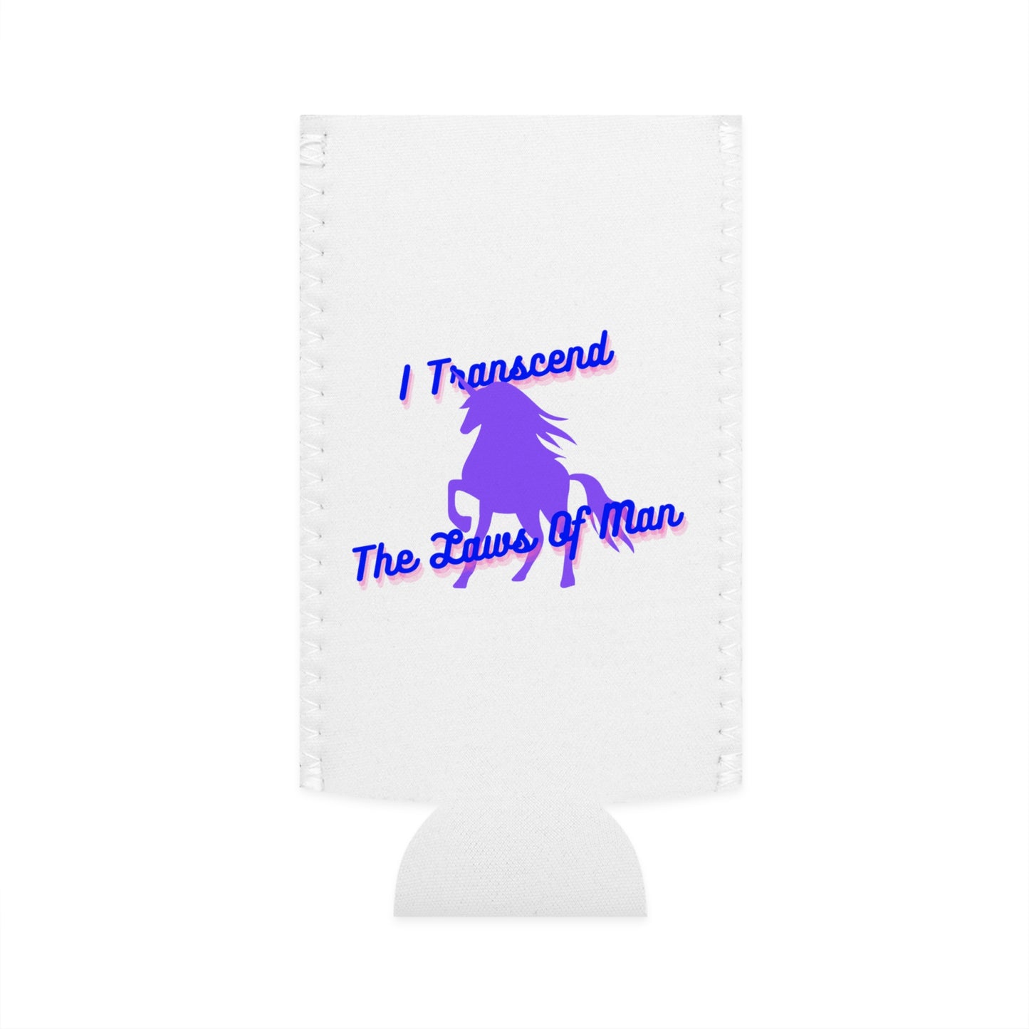 Transcendence Unicorn | Slim Can Coozie | Bi