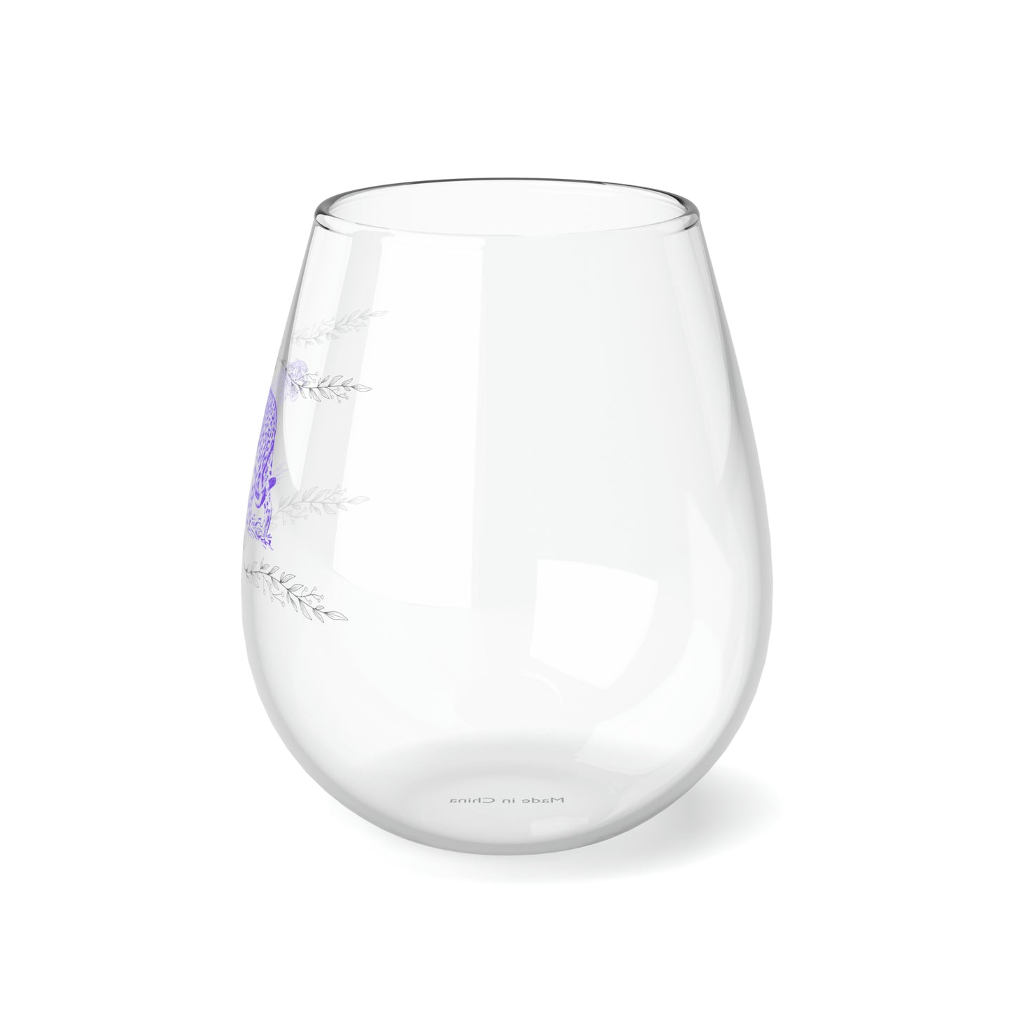 Still Here Jaguar | 11.75 oz Stemless Wine Glass | Ace