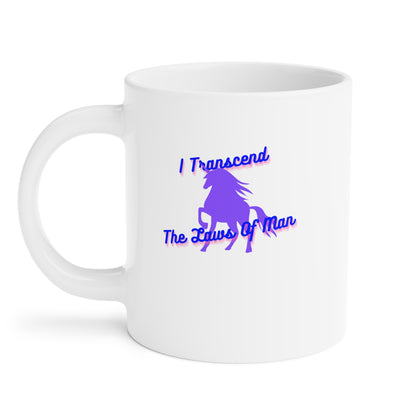 Transcendence Unicorn | Latte Mug | Bi