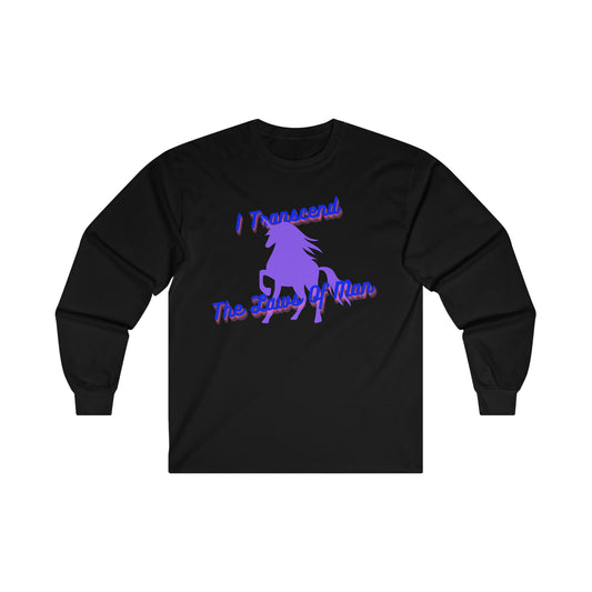 Transcendence Unicorn | Heavy Cotton Long-Sleeve Tee | Bi