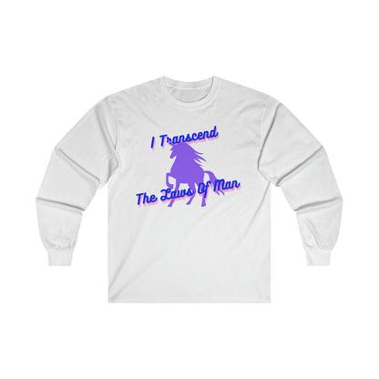 Transcendence Unicorn | Heavy Cotton Long-Sleeve Tee | Bi