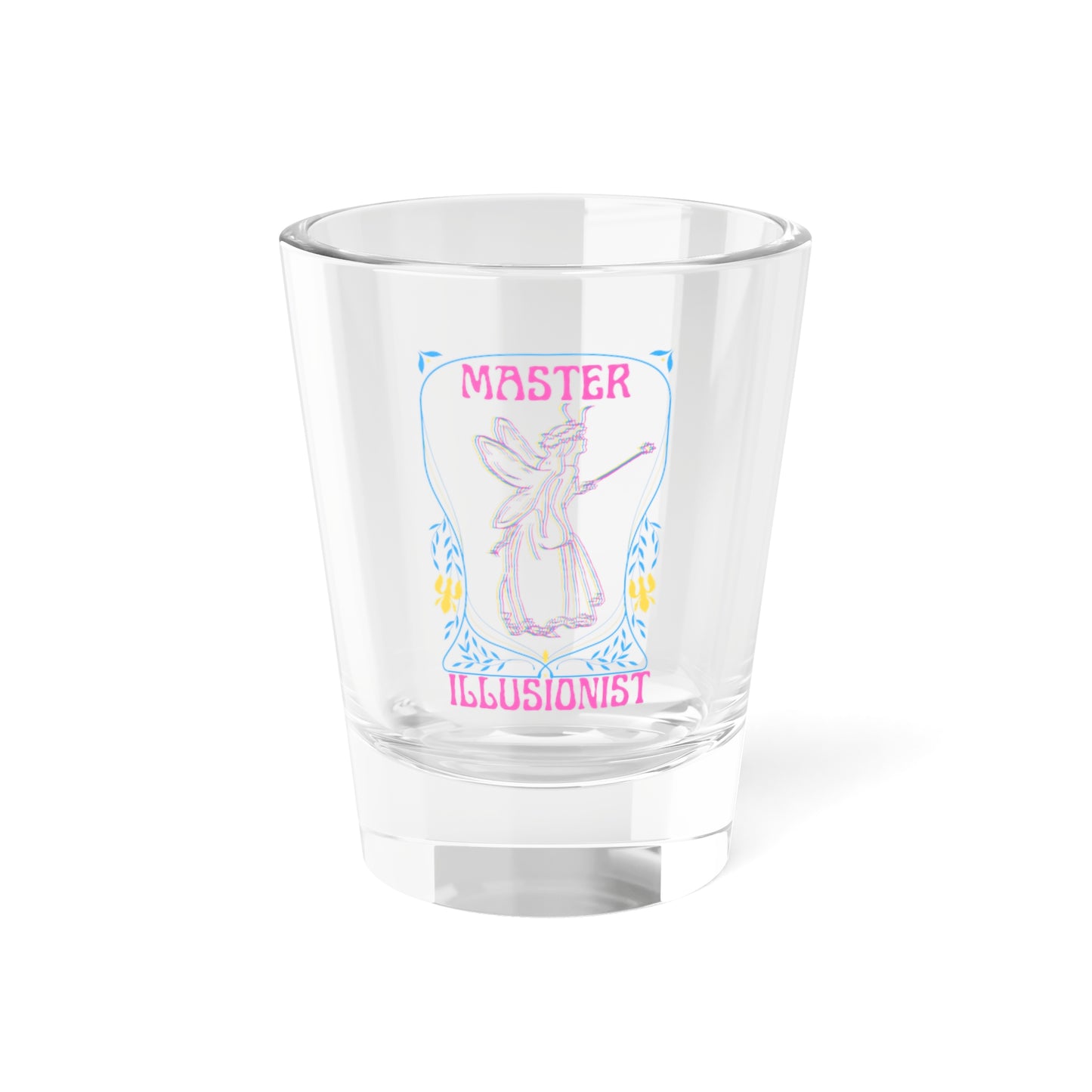 Master Illusionist Faerie | 1.5 oz Shot Glass | Pan