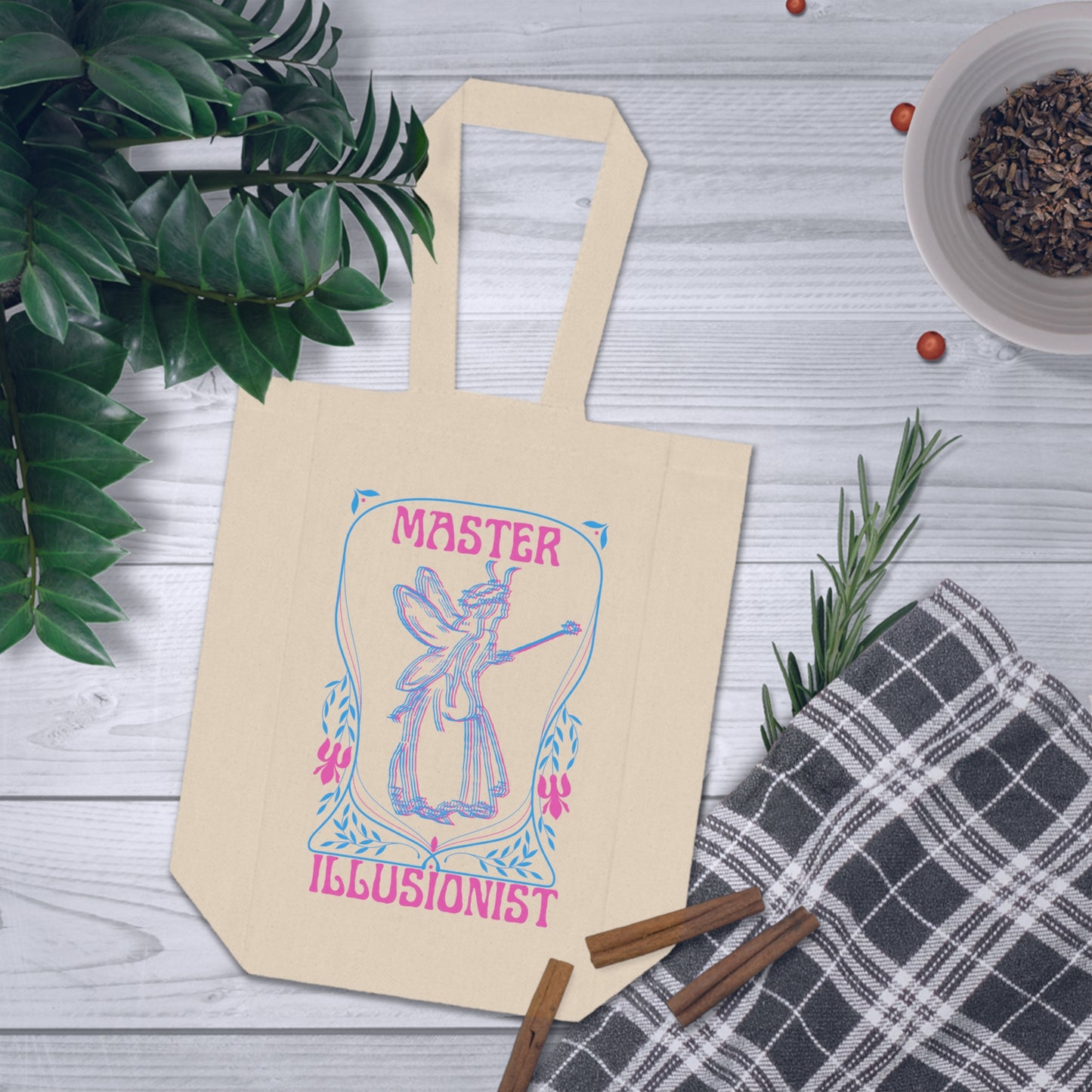 Master Illusionist Faerie | Double Wine Tote | Trans