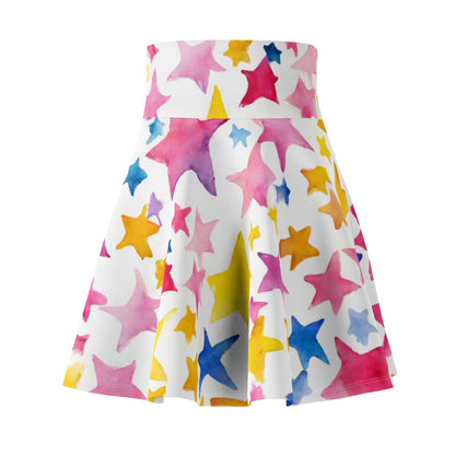 Watercolor Stars | Skater Skirt | Pan