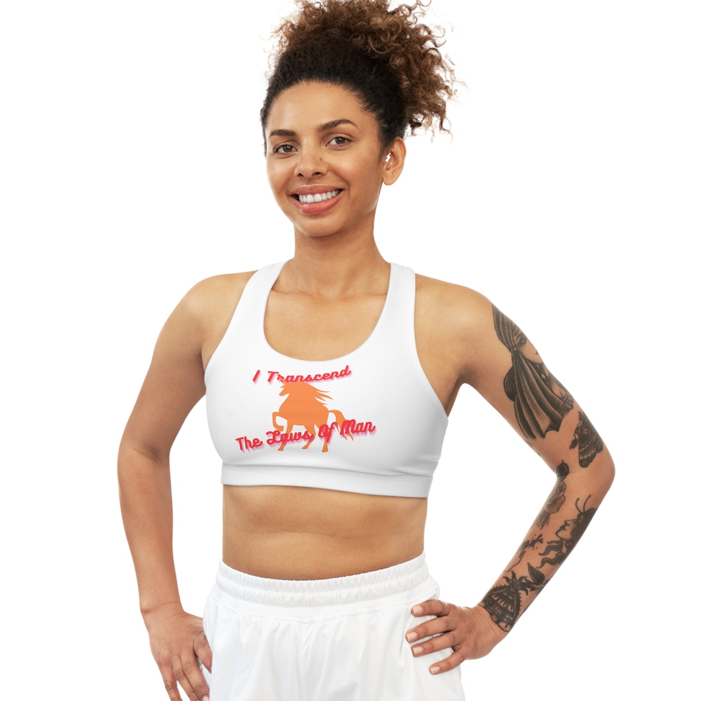 Transcendence Unicorn | Reversible Sport Bra | Lesbian