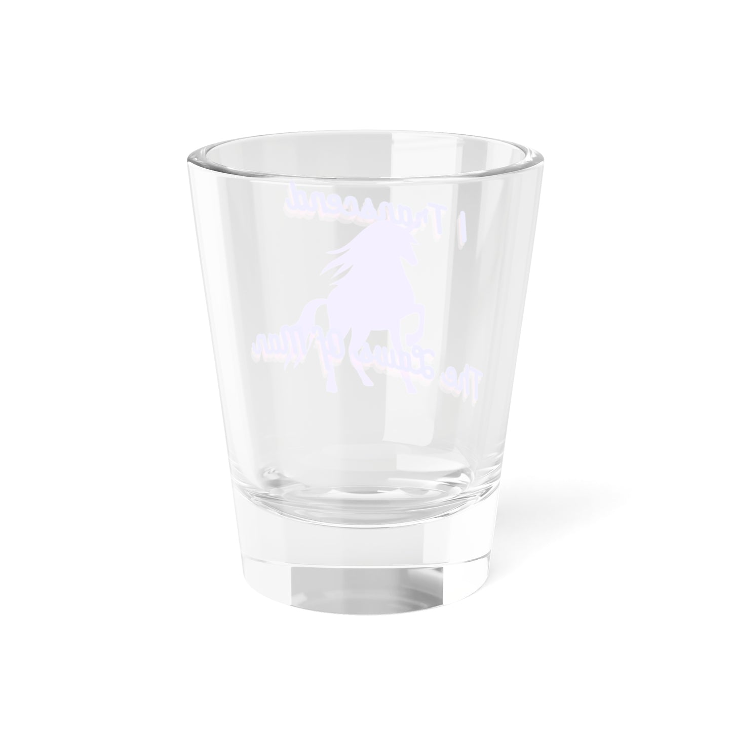 Transcendence Unicorn | 1.5 oz Shot Glass | Bi