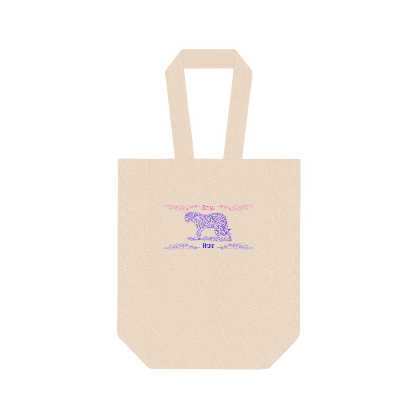 Still Here Jaguar | Double Wine Tote | Bi