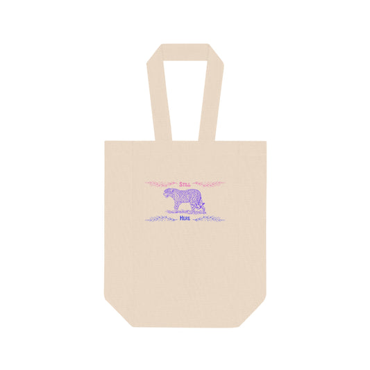 Still Here Jaguar | Double Wine Tote | Bi