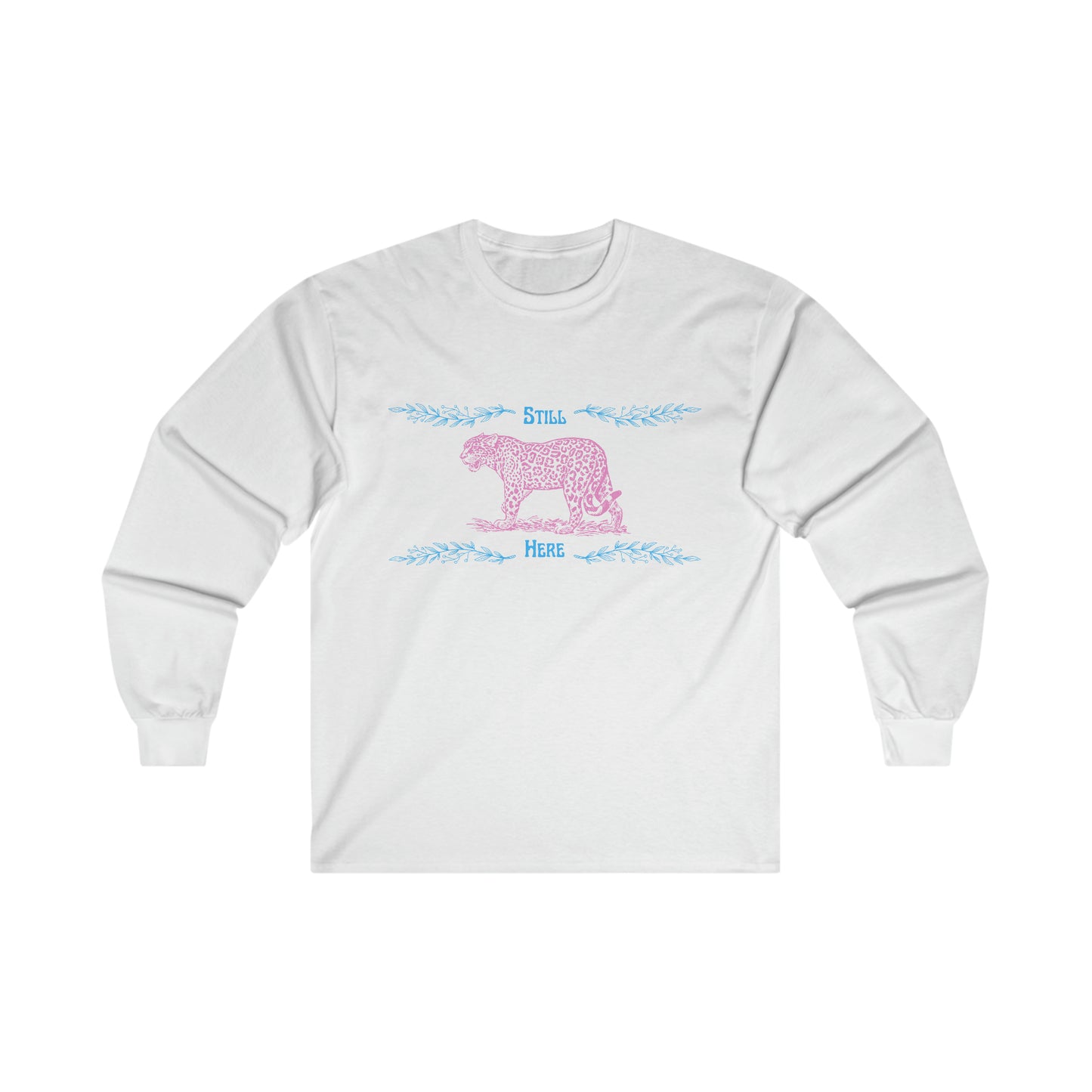 Still Here Jaguar | Heavy Cotton Long-Sleeve Tee | Trans