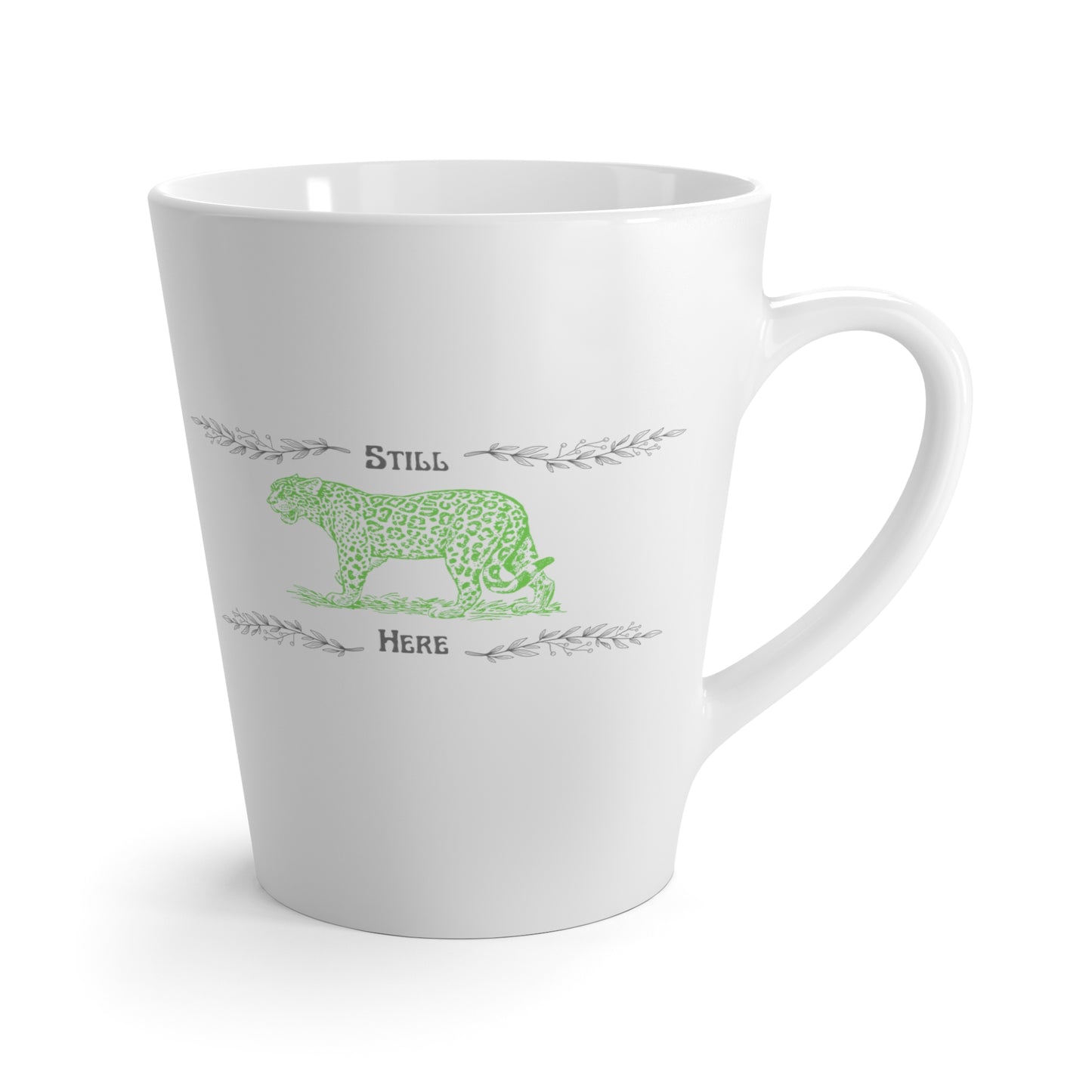 Still Here Jaguar | Latte Mug | Aro