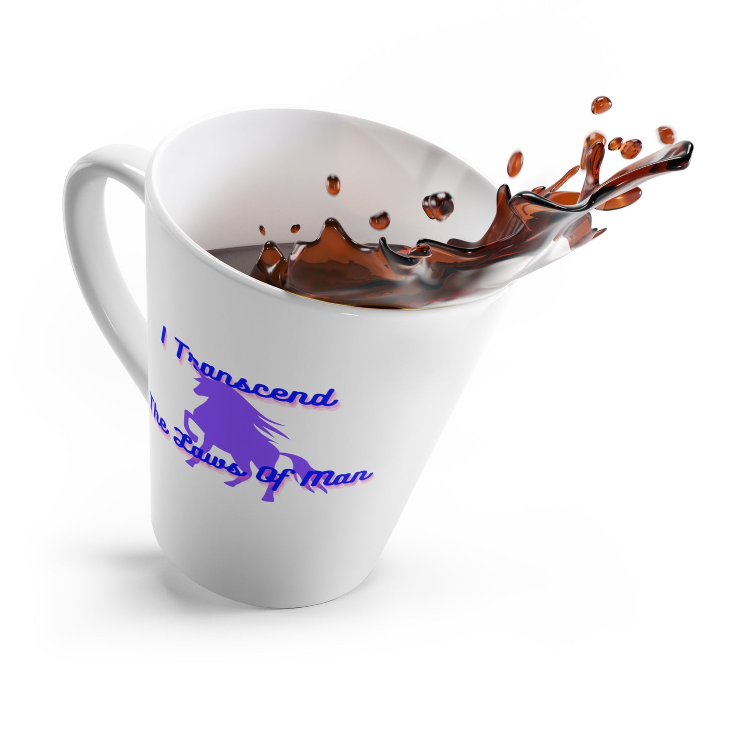 Transcendence Unicorn | Latte Mug | Bi