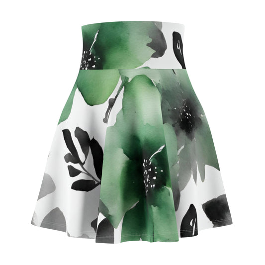 Watercolor Flowers | Skater Skirt | Aro