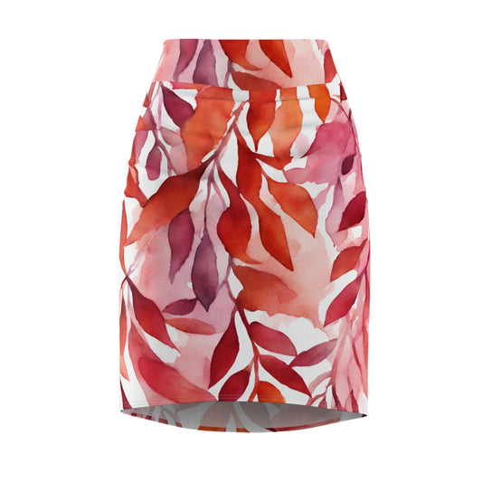 Watercolor Vines | Pencil Skirt | Lesbian