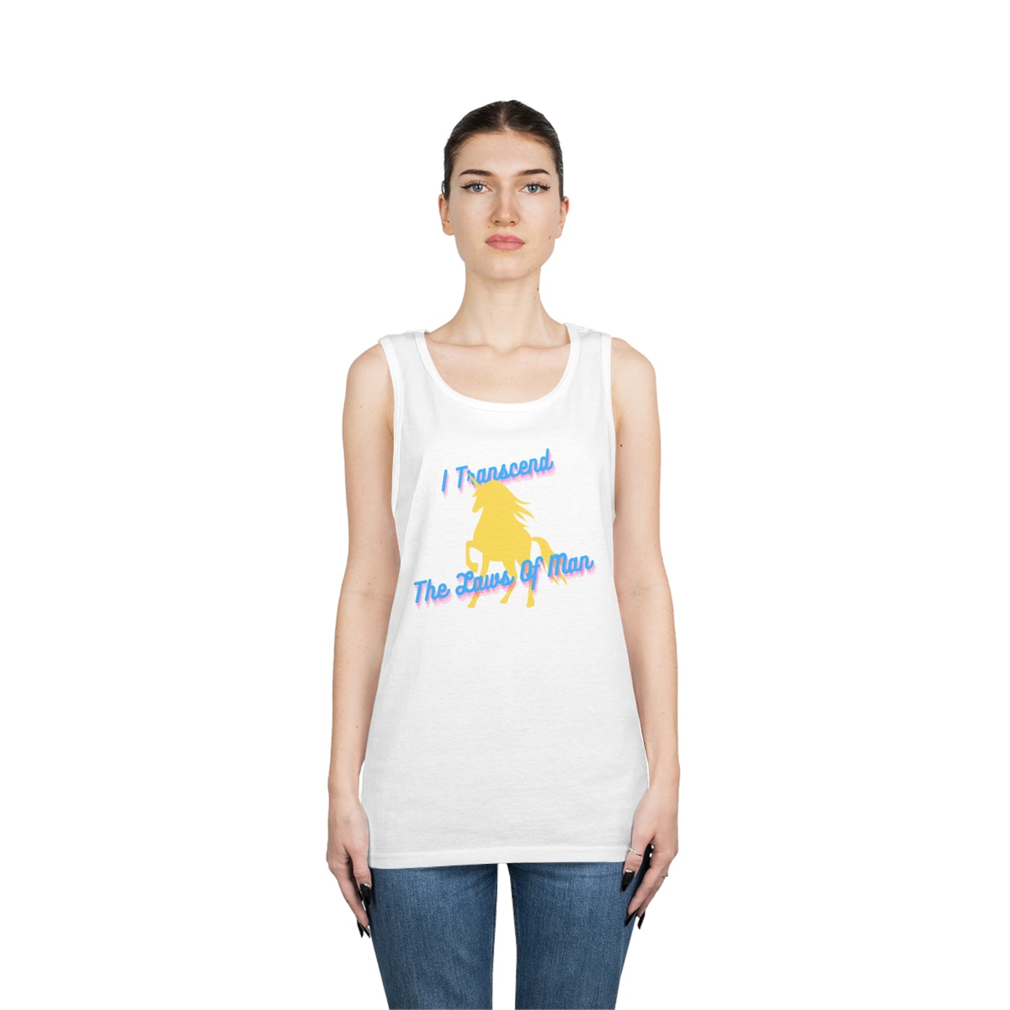 Transcendence Unicorn | Cotton Tank | Pan