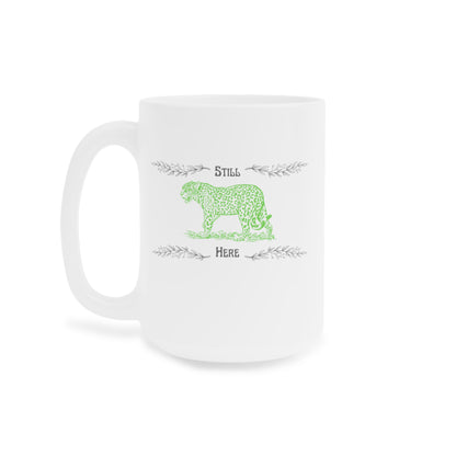 Still Here Jaguar | Latte Mug | Aro