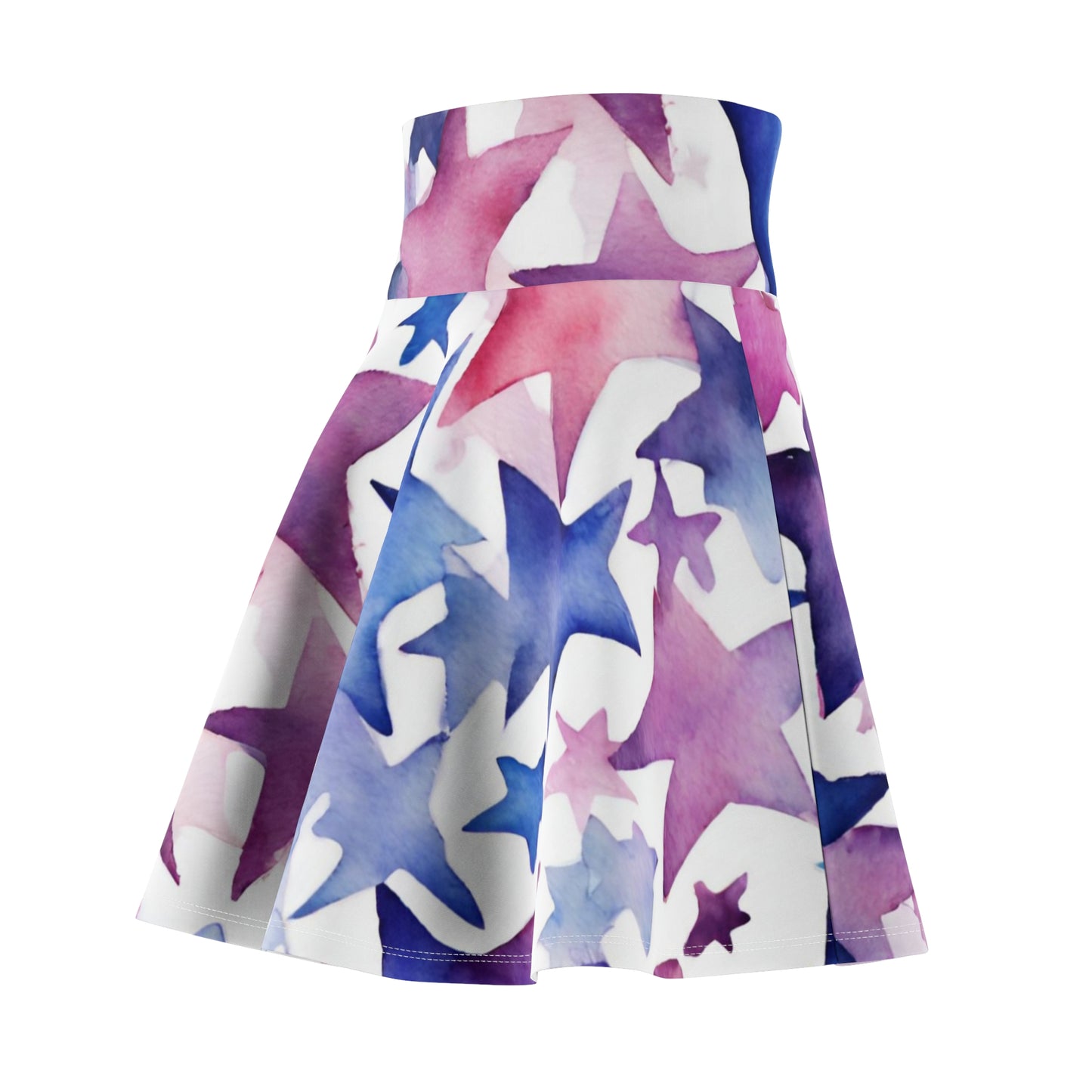 Watercolor Stars | Skater Skirt | Bi