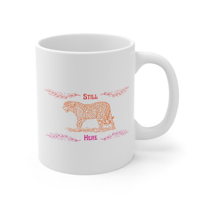 Still Here Jaguar | Latte Mug | Lesbian