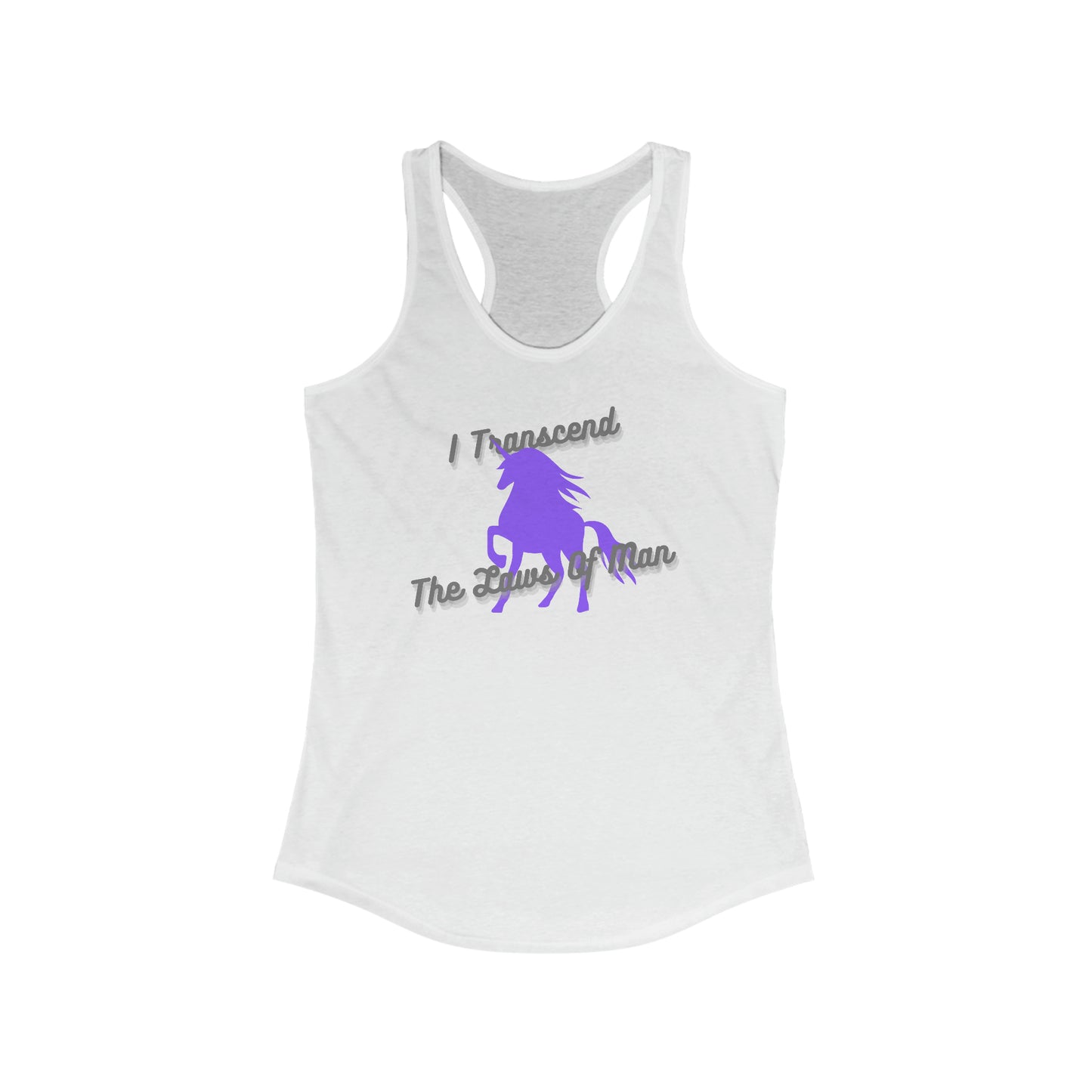 Transcendence Unicorn | Racerback Tank | Ace