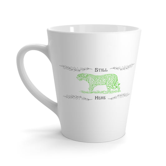 Still Here Jaguar | Latte Mug | Aro