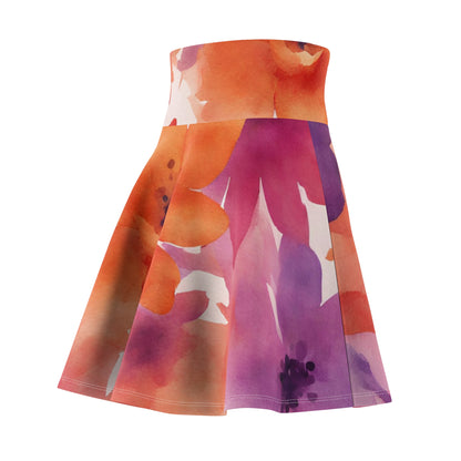 Watercolor Flowers | Skater Skirt | Lesbian