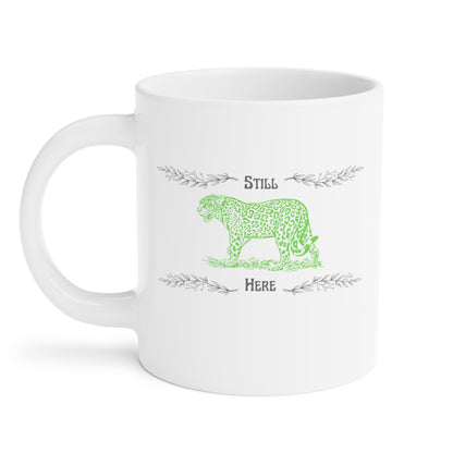 Still Here Jaguar | Latte Mug | Aro