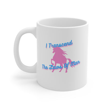 Transcendence Unicorn | Latte Mug | Trans