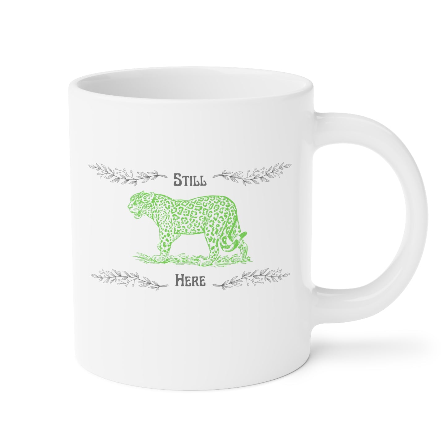 Still Here Jaguar | Latte Mug | Aro