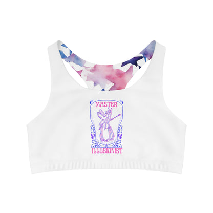 Master Illusionist Faerie | Reversible Sport Bra | Bi