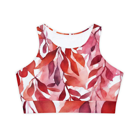 Watercolor Vines | Sport Bra | Lesbian