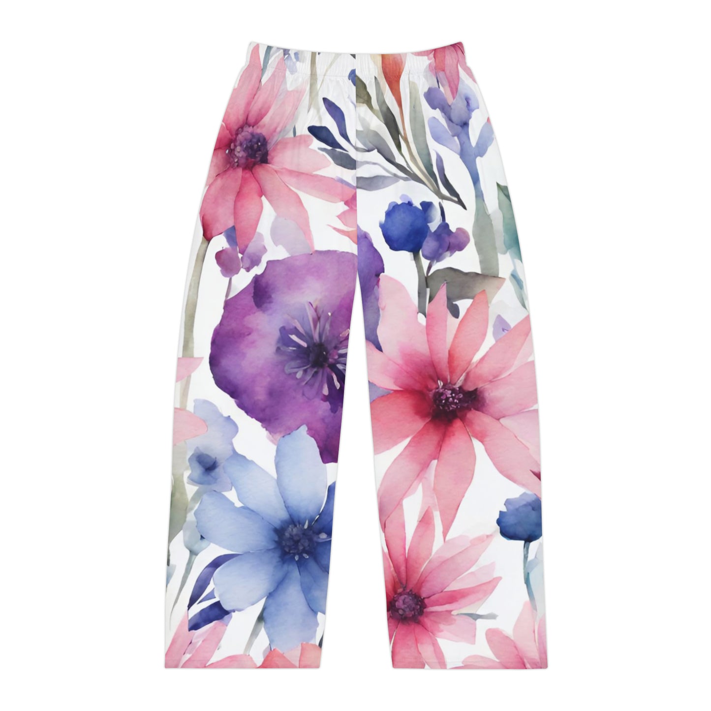 Watercolor Flowers | Pajama Pant | Bi