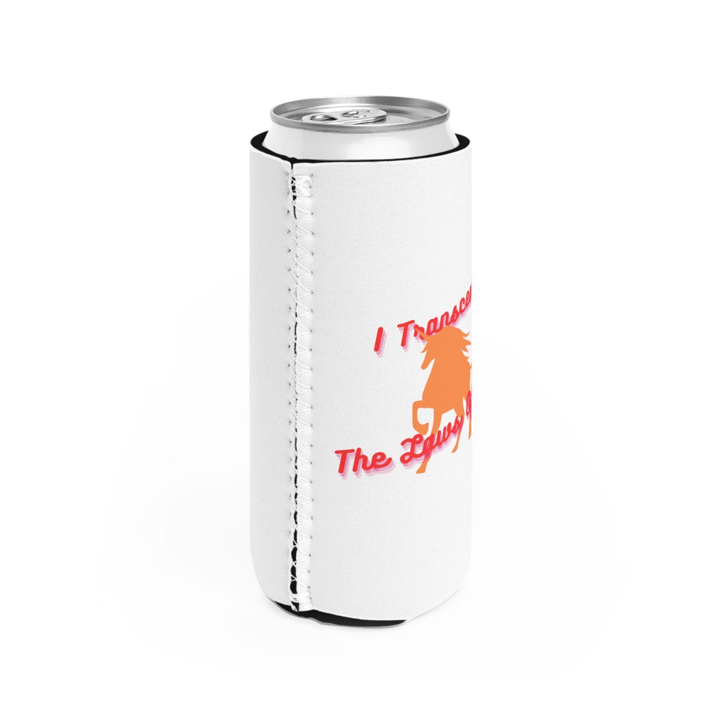 Transcendence Unicorn | Slim Can Coozie | Lesbian