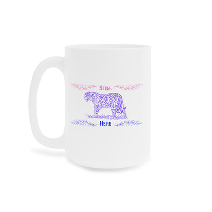 Still Here Jaguar | Latte Mug | Bi