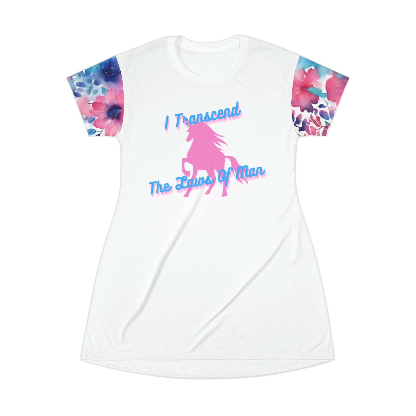 Transcendence Unicorn | T-Shirt Dress | Trans