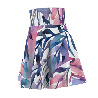 Watercolor Vines | Skater Skirt | Bi