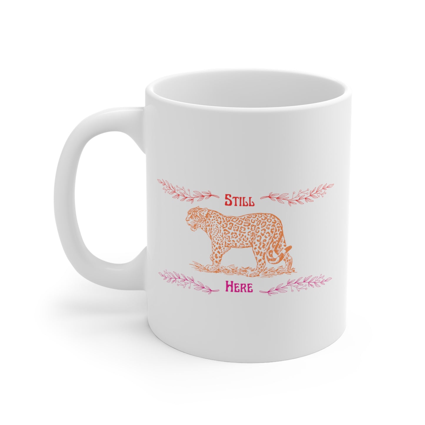 Still Here Jaguar | Latte Mug | Lesbian