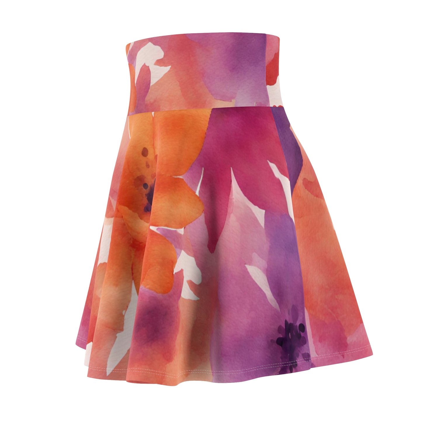 Watercolor Flowers | Skater Skirt | Lesbian