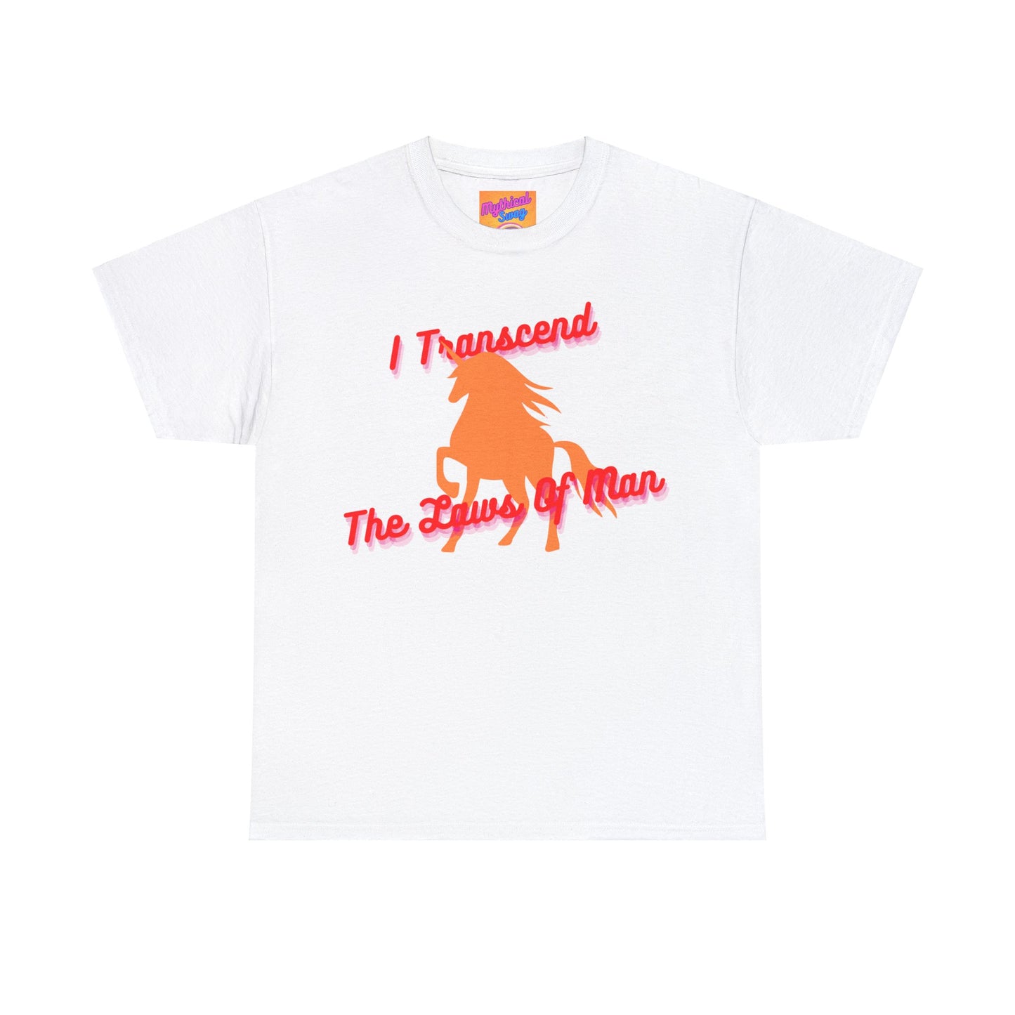 Transcendence Unicorn | Heavy Cotton Tee | Lesbian